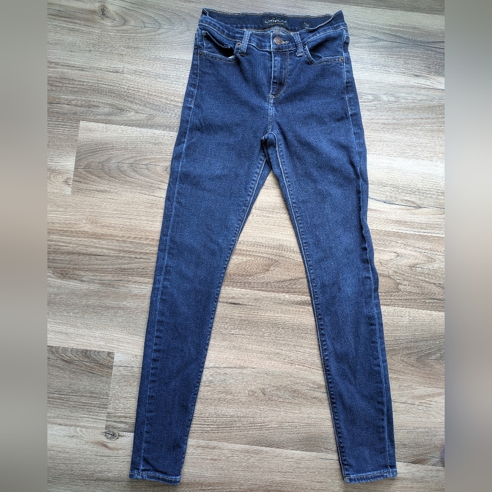 Lucky‎ Brand Brooke Legging Denim High Rise Ankle Skinny Jeans 0 / 25